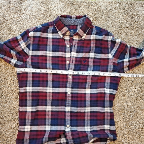American Eagle Plaid Shirt, Size Small - Picture 6 of 10